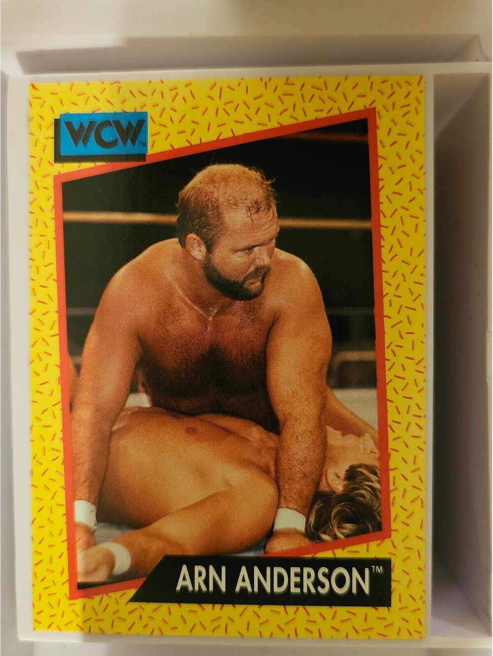 WCW WORLD CHAMPIONSHIP WRESTLING 1991 TRADING CARD # 52 ARN ANDERSON